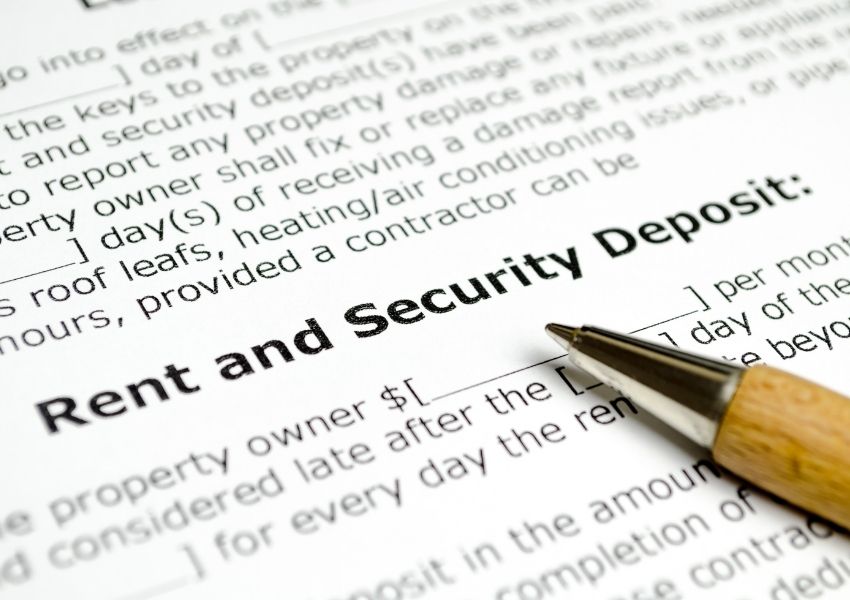 rent and security deposit sheet